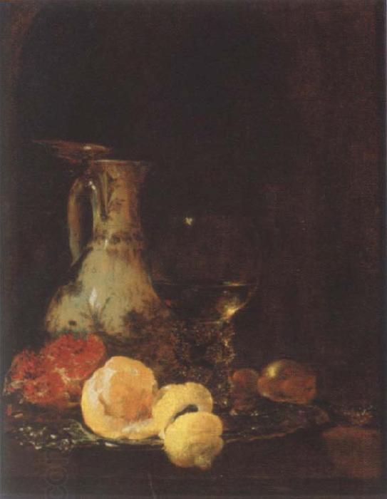 Willem Kalf Style life with Porzellankanme oil painting picture